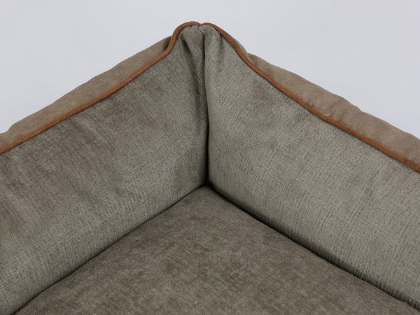 Exbury Orthopaedic Walled Dog Bed - Latte, Small