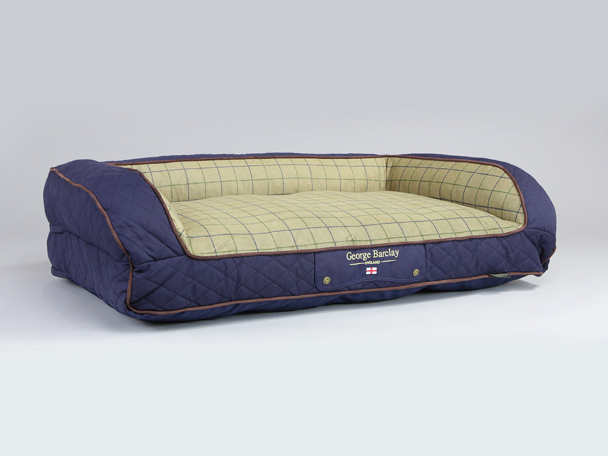 Country Dog Sofa Bed for Large Dogs Midnight Blue Colour