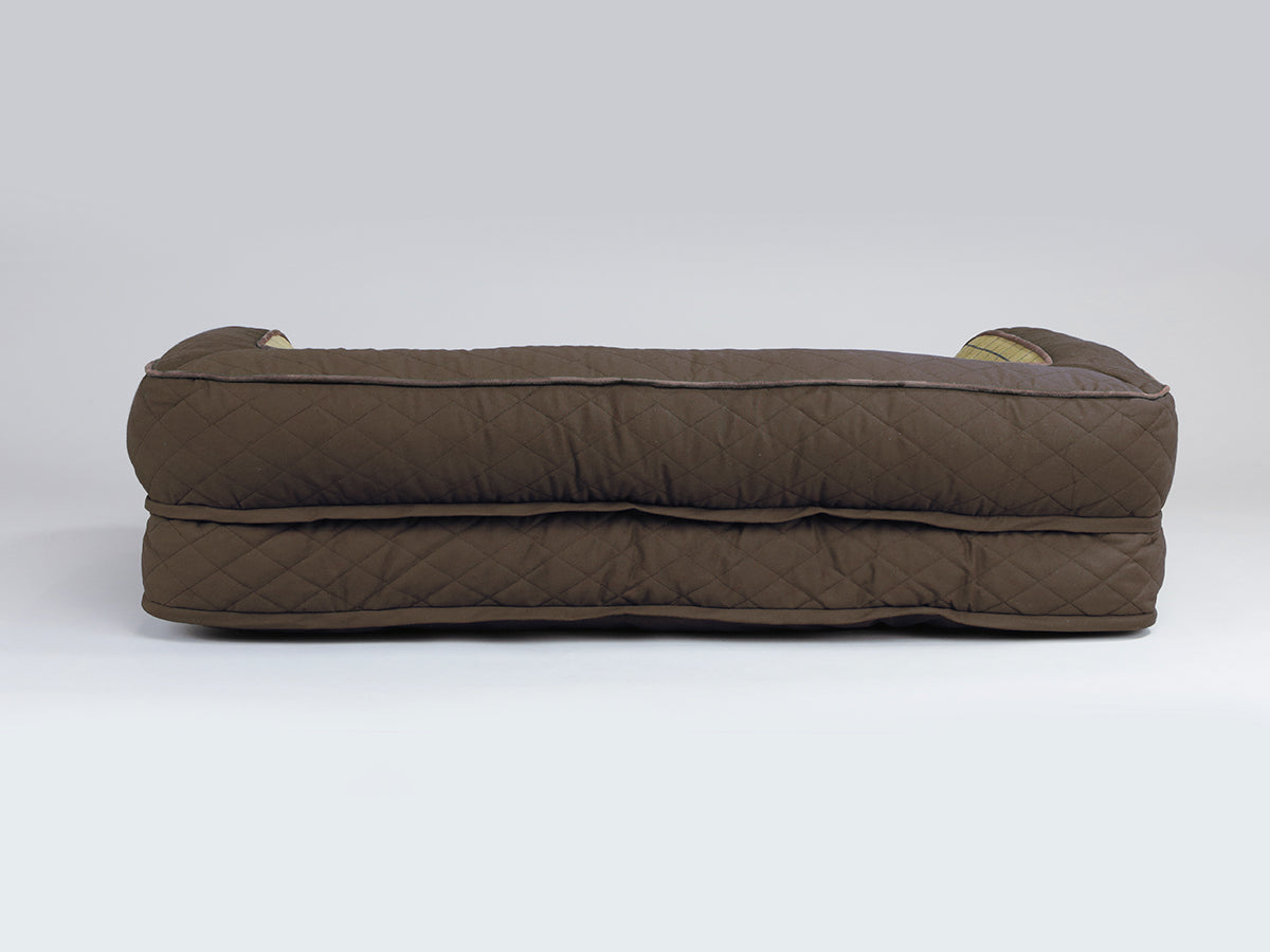 Country Dog Sofa Bed for Large Dogs Chestnut Brown Colour
