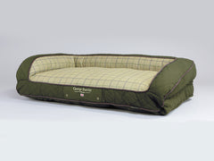 Country Dog Sofa Bed - Olive Green, Large