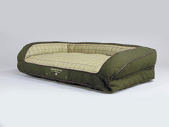 Country Dog Sofa Bed - Olive Green, Large