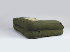 Country Dog Sofa Bed - Olive Green, Large