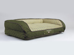 Country Dog Sofa Bed - Olive Green, Large