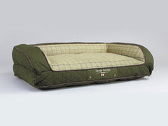 Country Dog Sofa Bed - Olive Green, Large