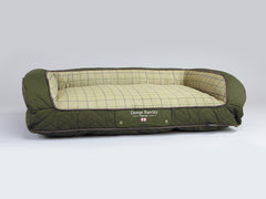 Country Dog Sofa Bed - Olive Green, Large