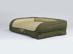 Country Dog Sofa Bed - Olive Green, Medium