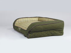 Country Dog Sofa Bed - Olive Green, Medium