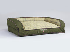 Country Dog Sofa Bed - Olive Green, Medium